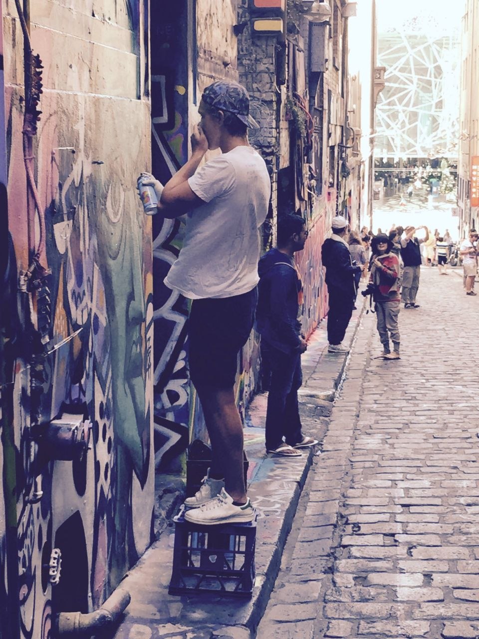 Street Artist Working